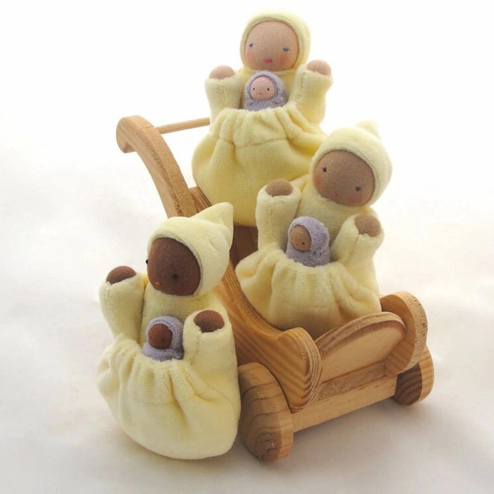 Sale Fairyshadow Pocket Mama Waldorf Doll, Light Yellow