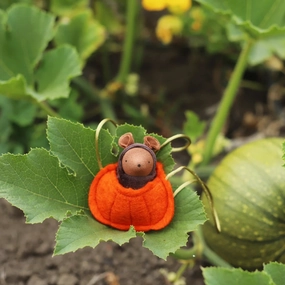 Sale Fairyshadow Pumpkin Necklace with Mouse