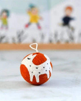 Sale Felt Bauble Christmas Ornament, Deer