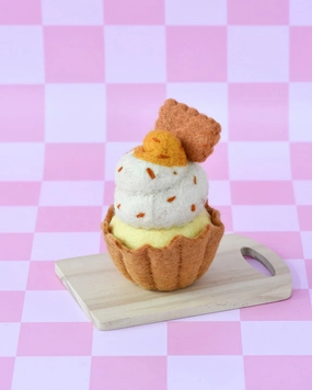 Sale Felt Giant Biscoff Cupcake