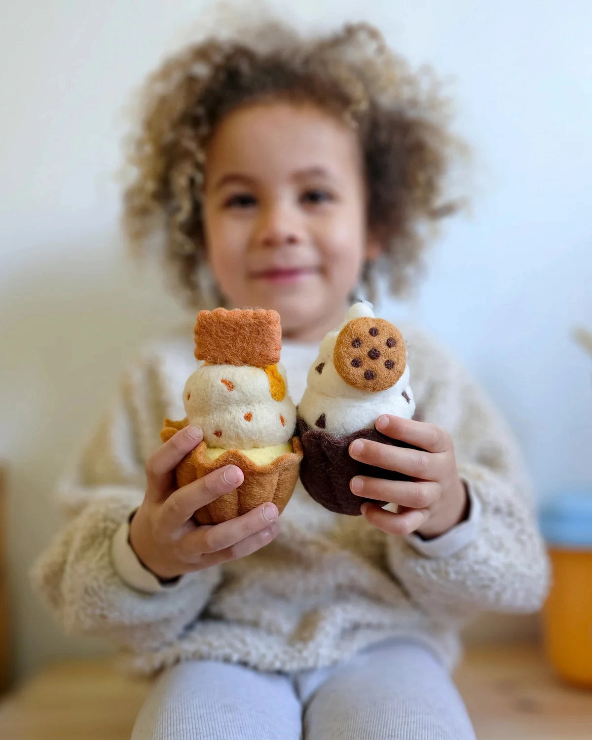 Sale Felt Giant Cookies and Cream Cupcake