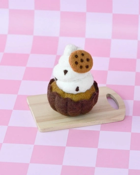 Sale Felt Giant Cookies and Cream Cupcake