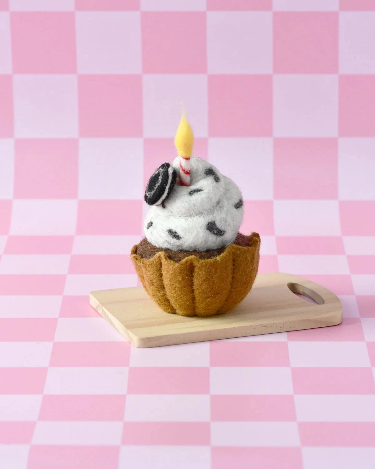 Sale Felt Giant Oreo Cupcake with Candle