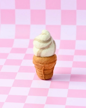 Sale Felt Vanilla Soft Serve Ice Cream