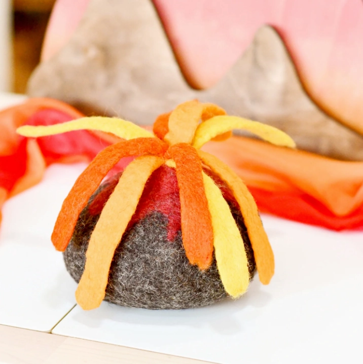 Sale Felt Volcano Toy