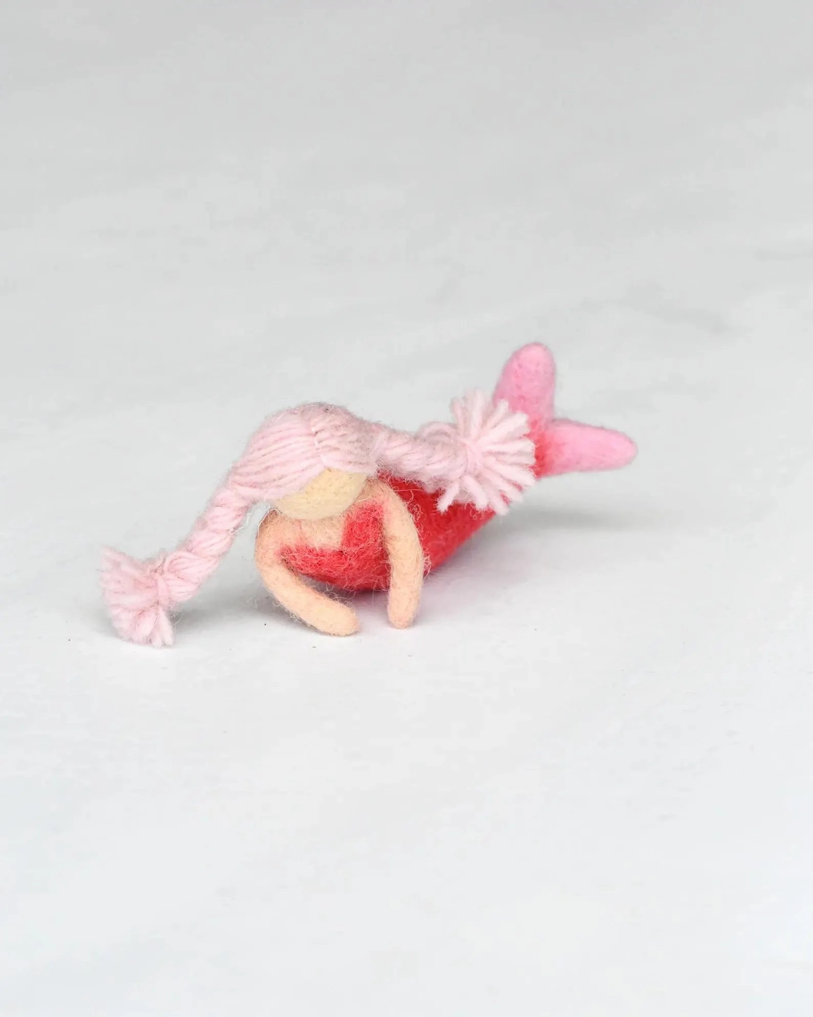 Sale Felt Waldorf Mermaid, Pink Hair