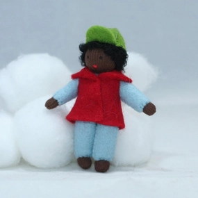 Sale Holiday Helper, Boy, Dark Skin Tone