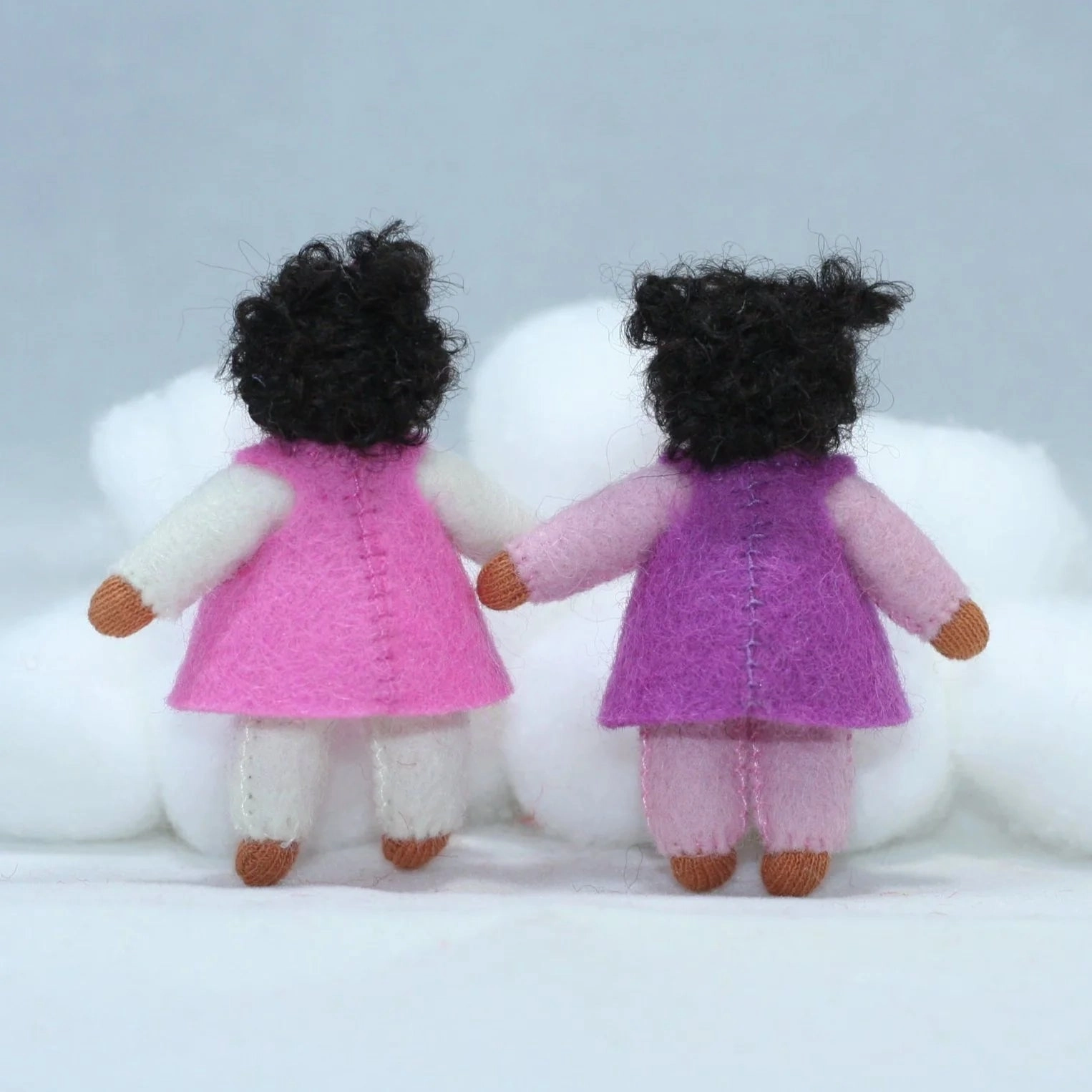Sale Holiday Helper, Pink Dress, Medium Skin Tone