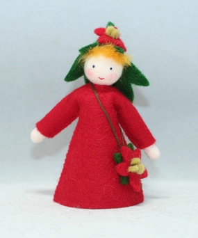 Sale Poinsettia Fairy (3.5") | Fair Skin Tone