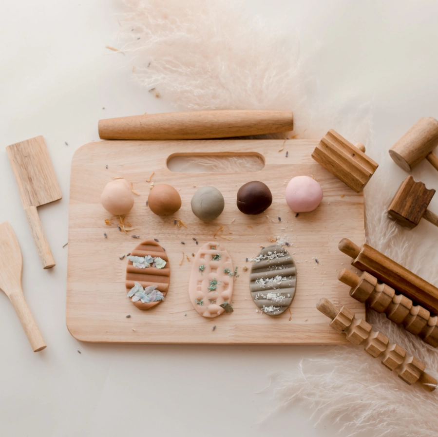 Sale Q Toys Wooden Play Dough Set