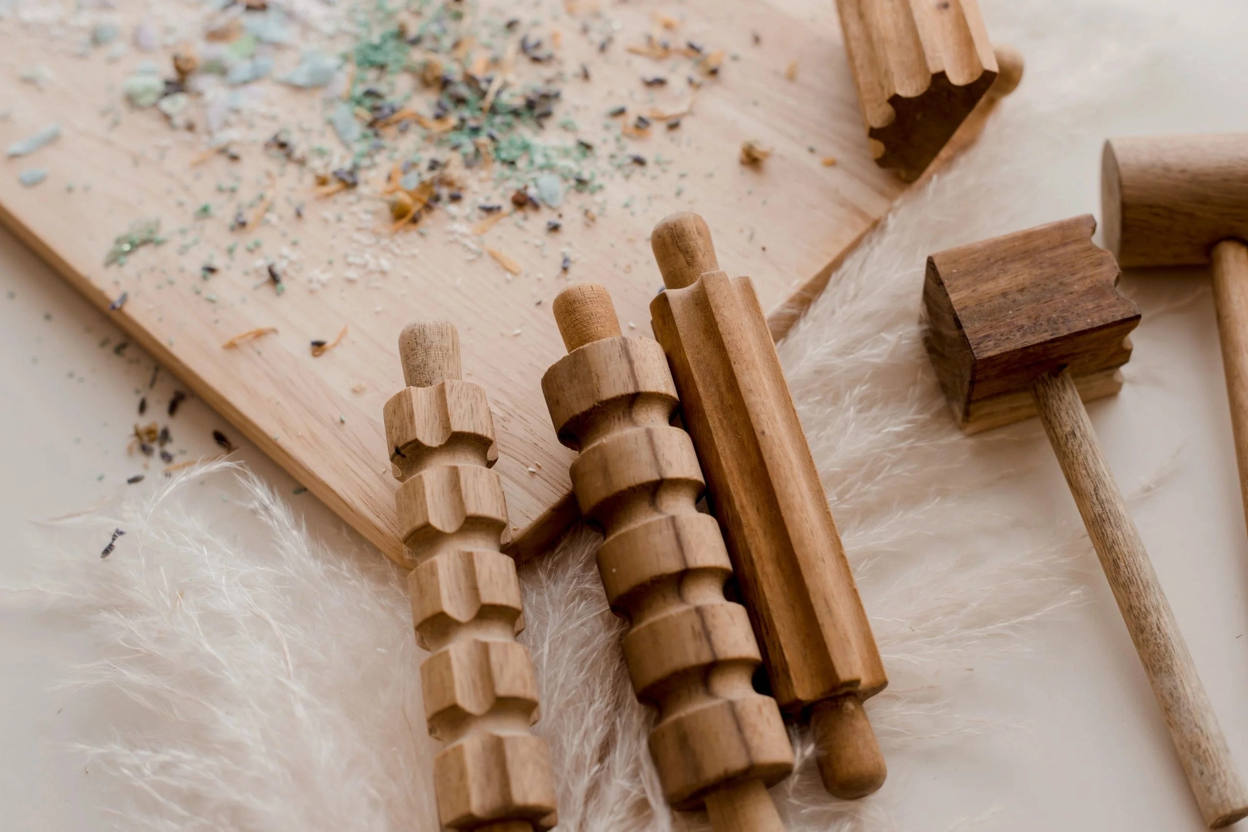 Sale Q Toys Wooden Play Dough Set
