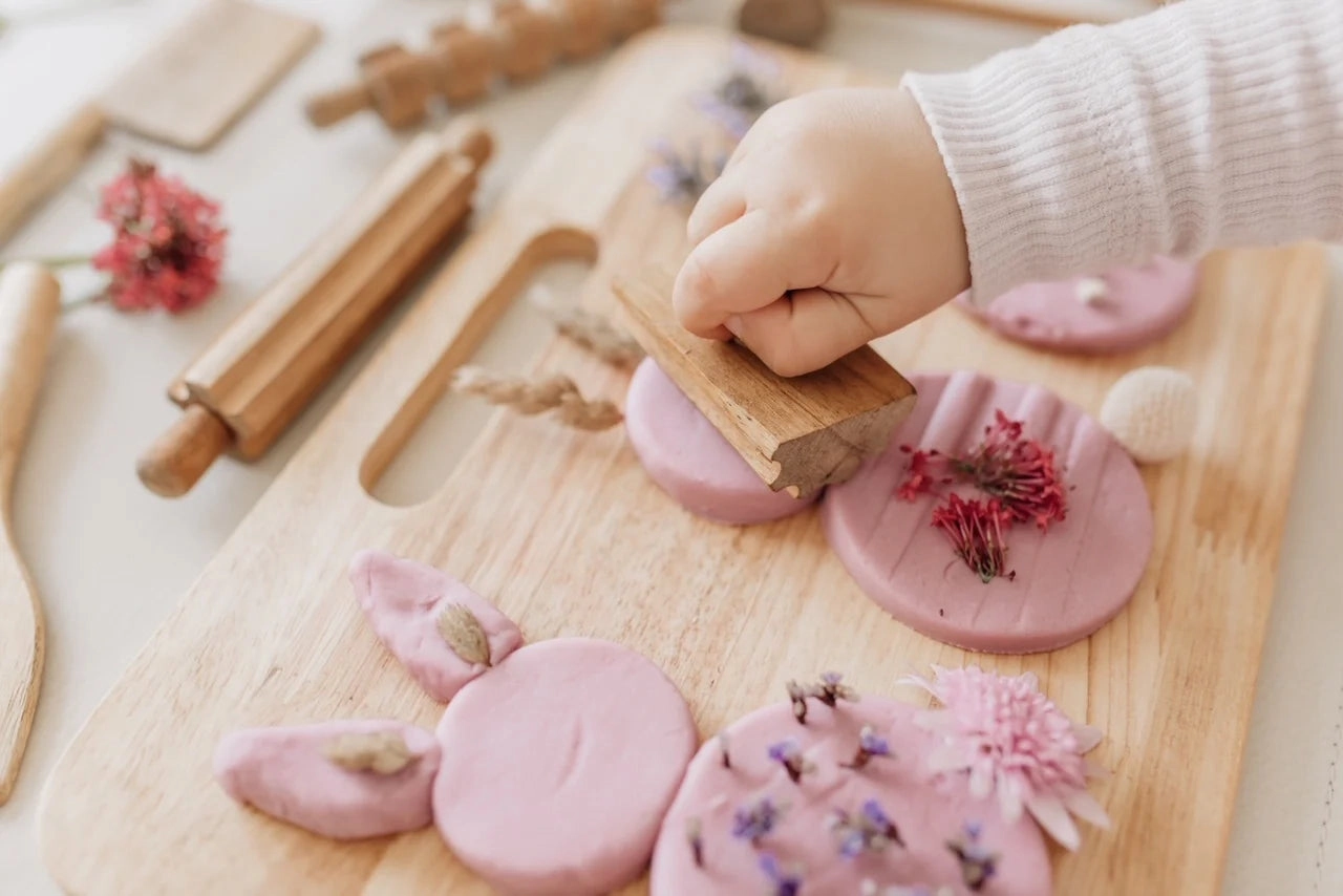 Sale Q Toys Wooden Play Dough Set