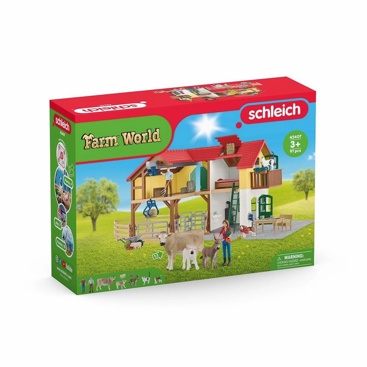 SCHLEICH 42407 Farm World Large Farm House