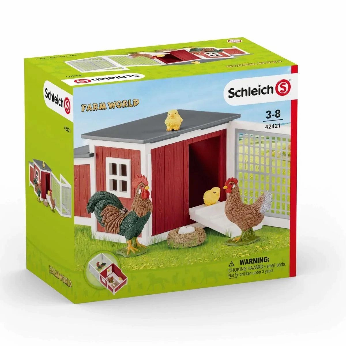 SCHLEICH 42421 Chicken Coop Playset
