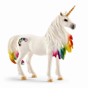 Schleich 70524 Bayala Rainbow Unicorn Mare Horse Toy Figure