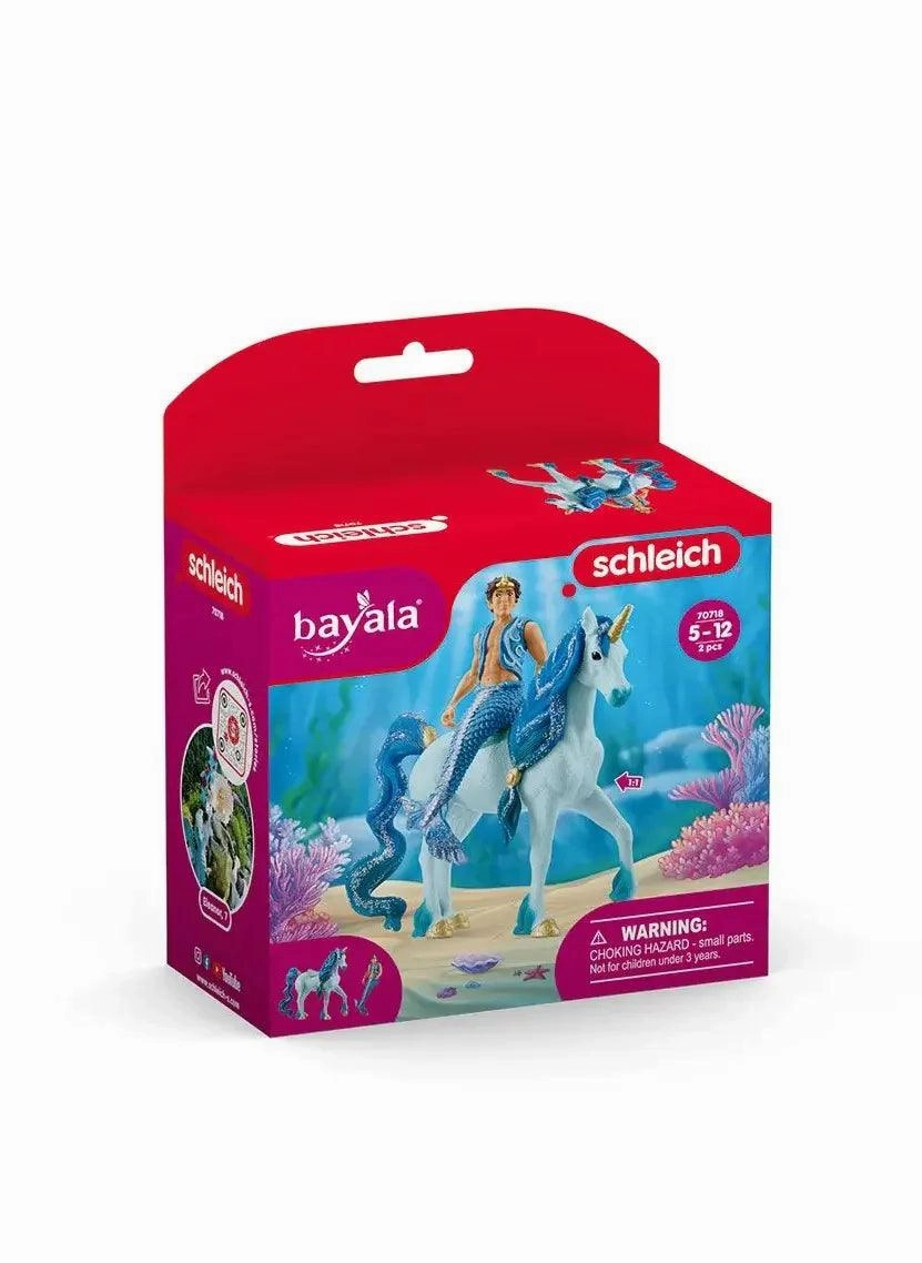 SCHLEICH BAYALA 70718 Aryon on Unicorn Figure