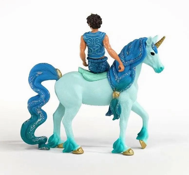 SCHLEICH BAYALA 70718 Aryon on Unicorn Figure