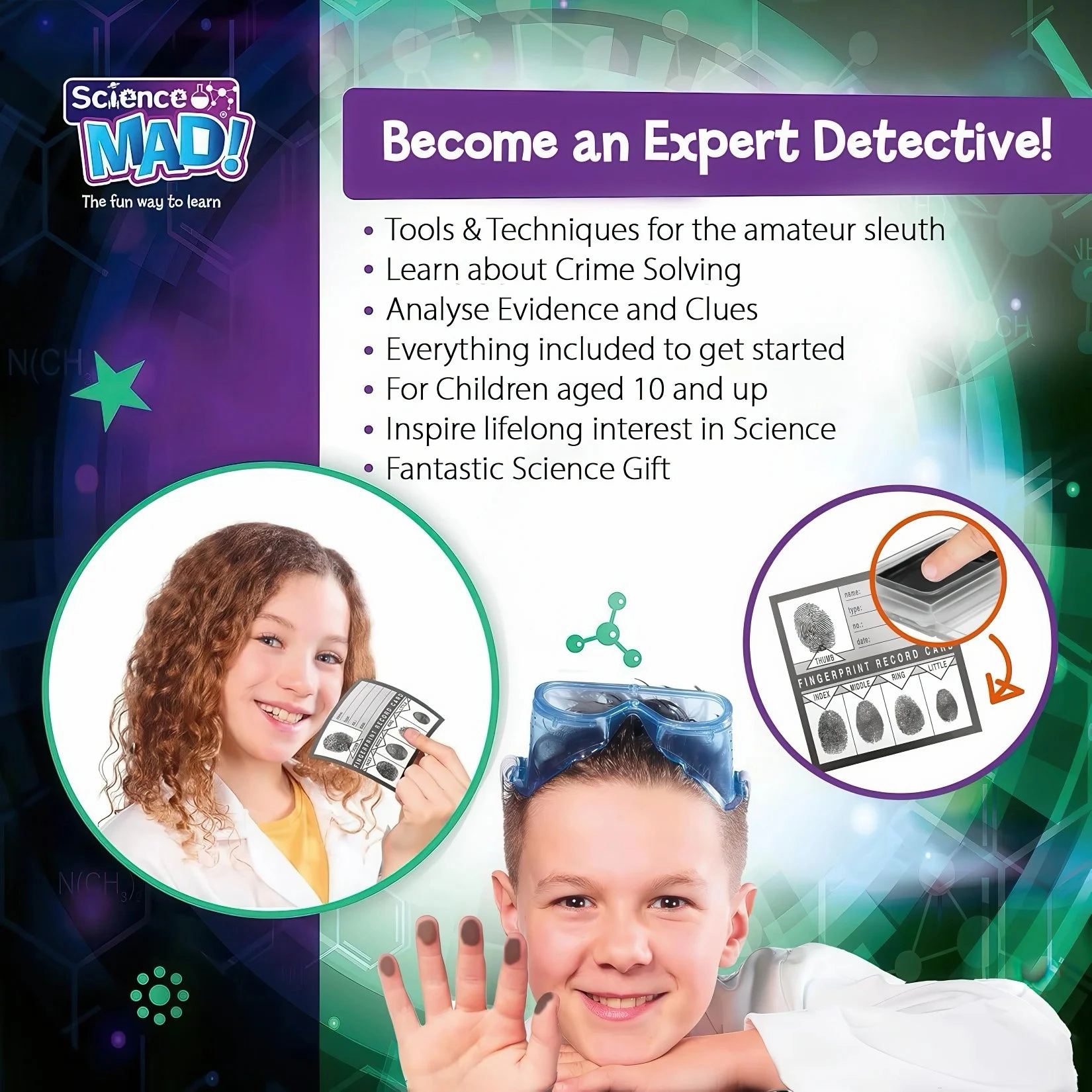 Science Mad Crime Lab Kit