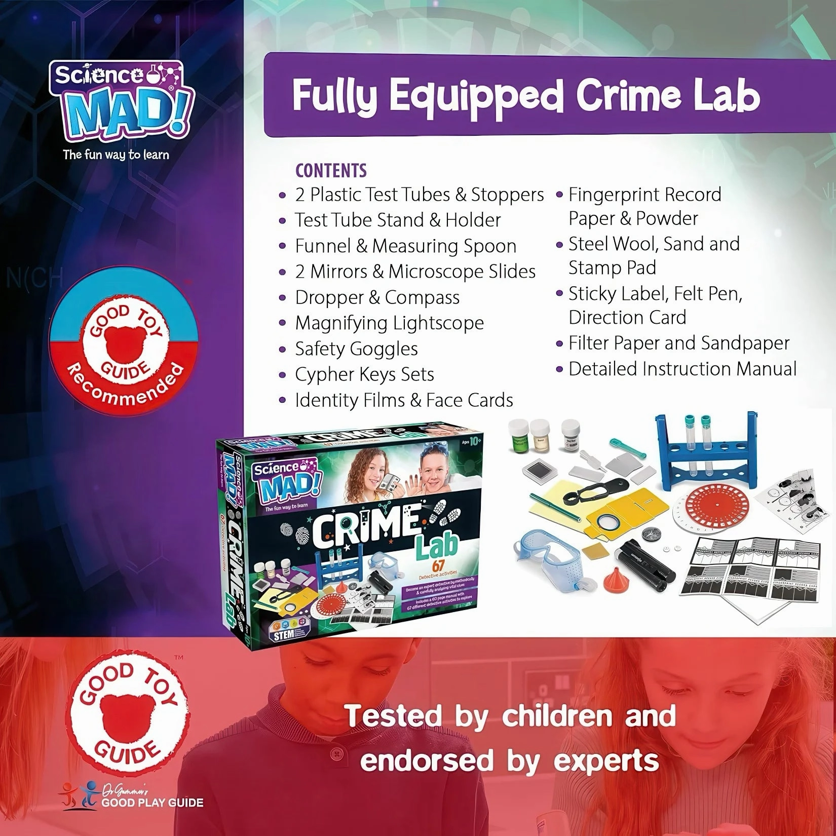 Science Mad Crime Lab Kit