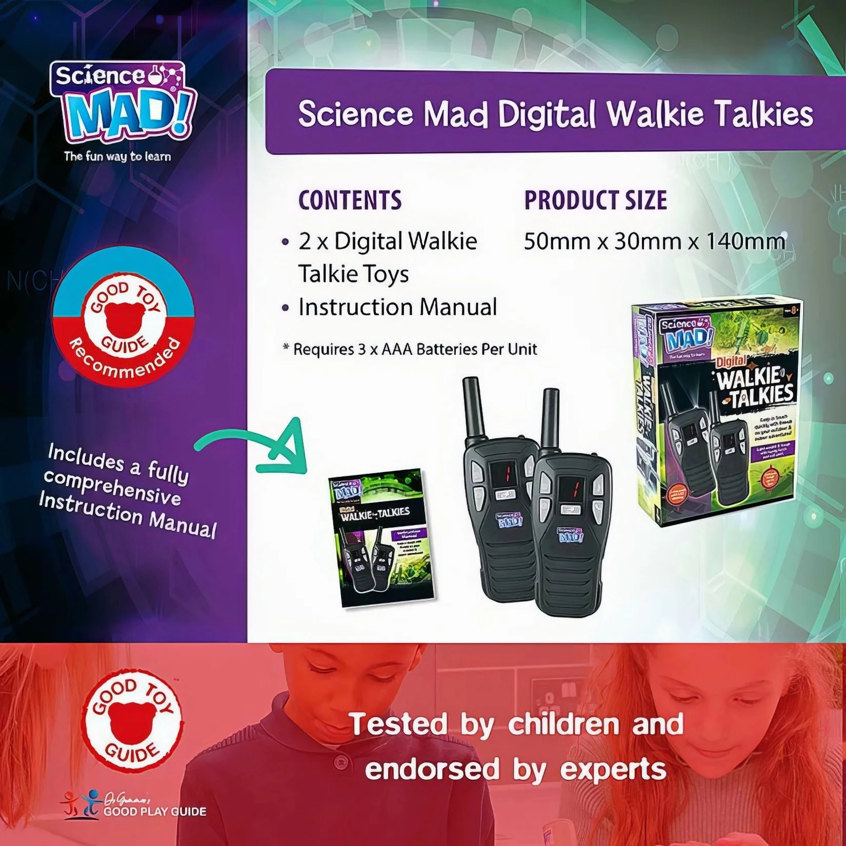 Science Mad Digital Walkie Talkies