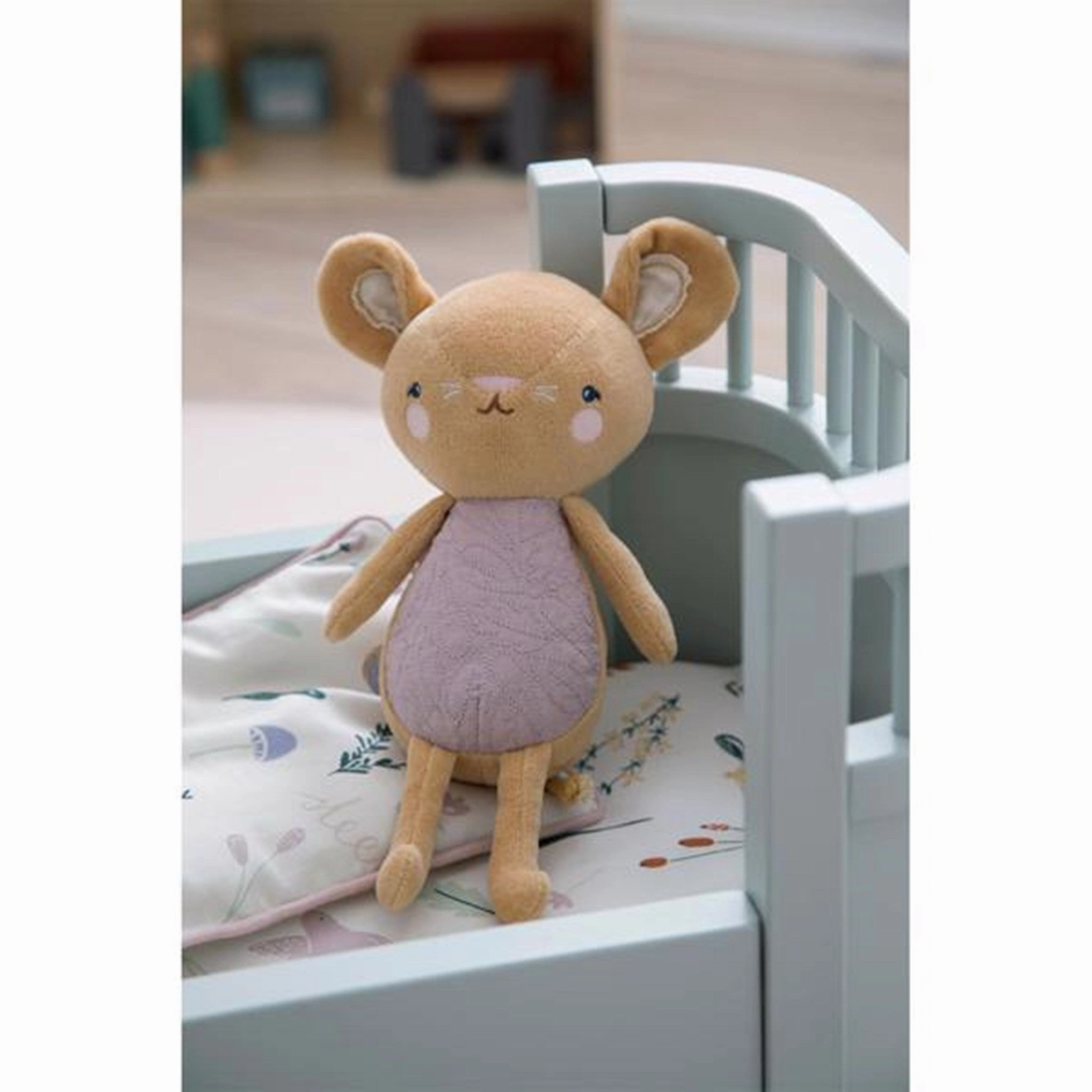 Sebra Cuddly Toy Mouse Buttercup Golden Hour Yellow