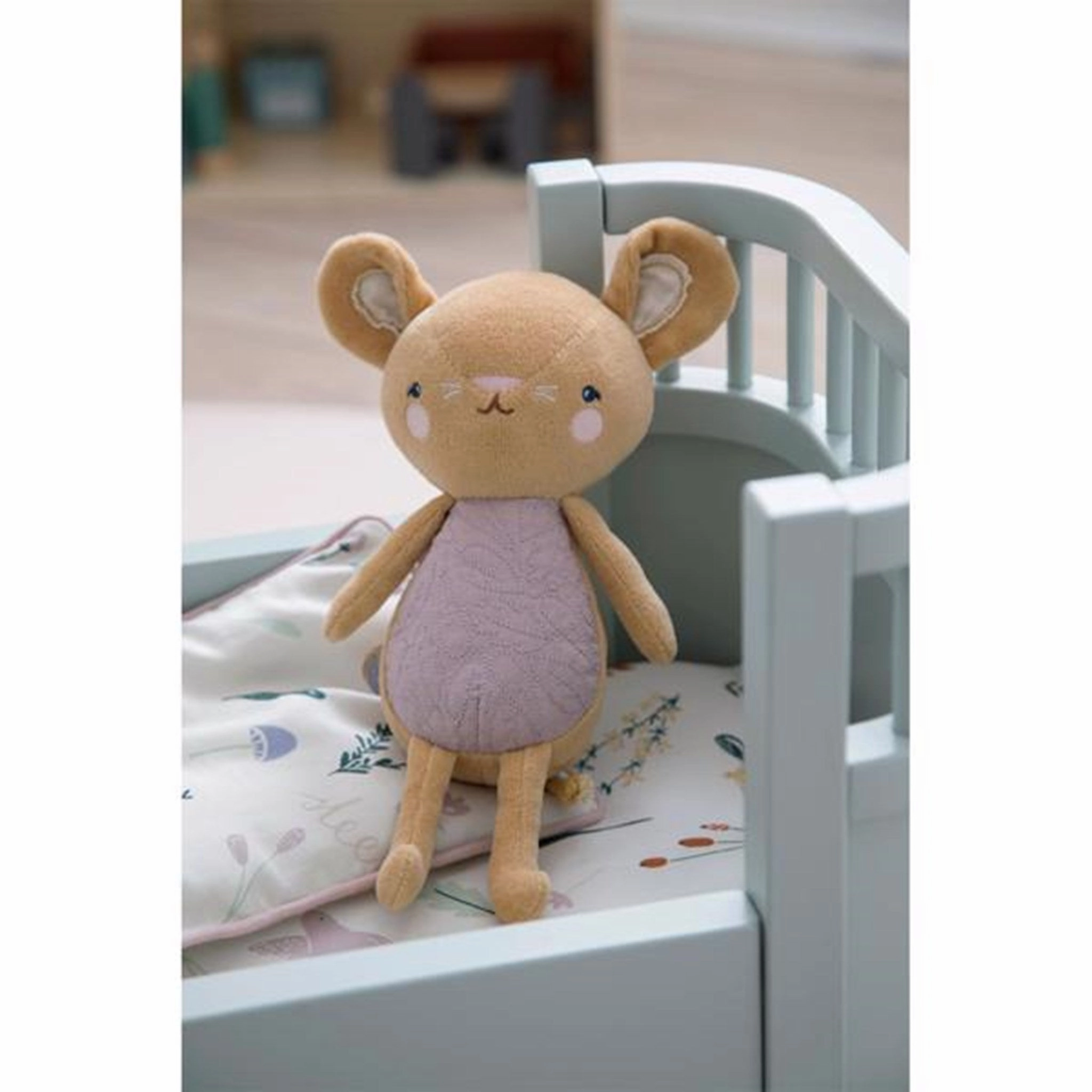Sebra Cuddly Toy Mouse Buttercup Golden Hour Yellow