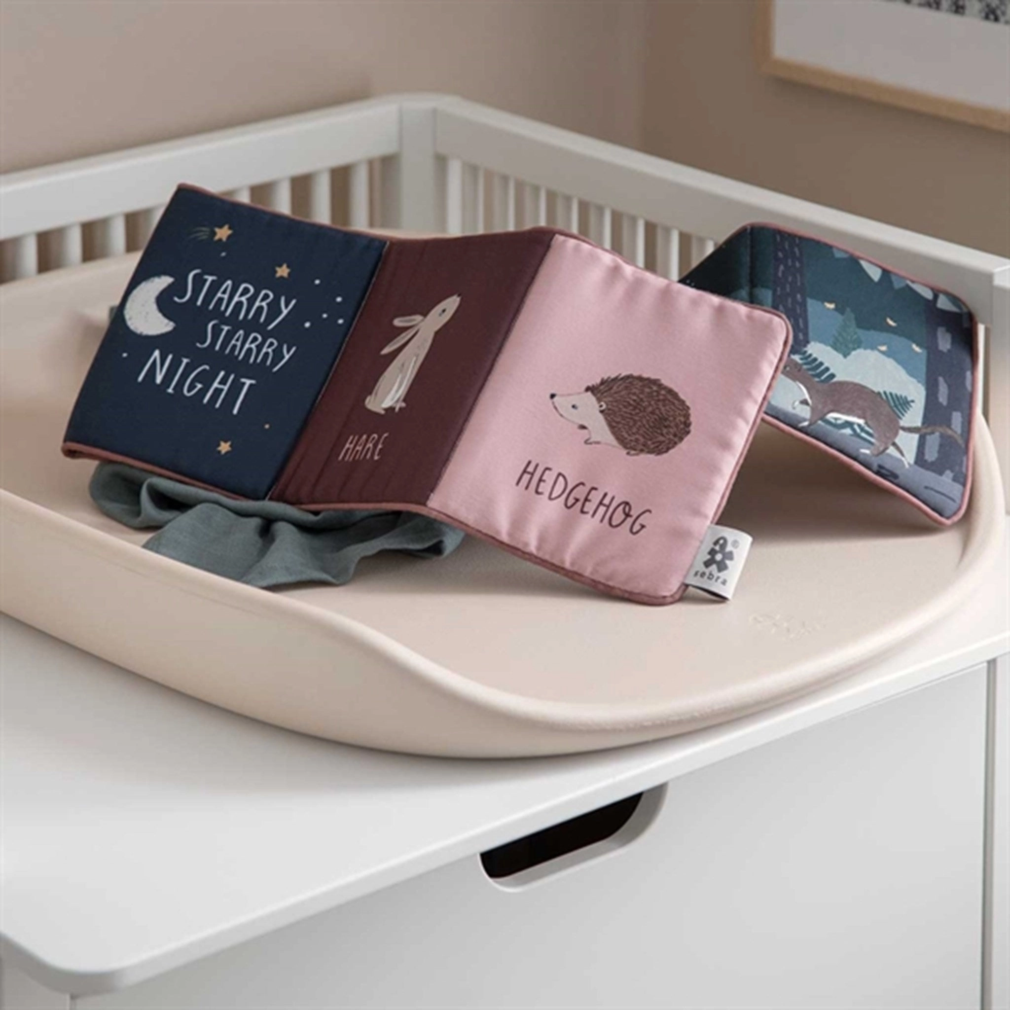 Sebra Fabric Book Nightfall Dreamy Rose