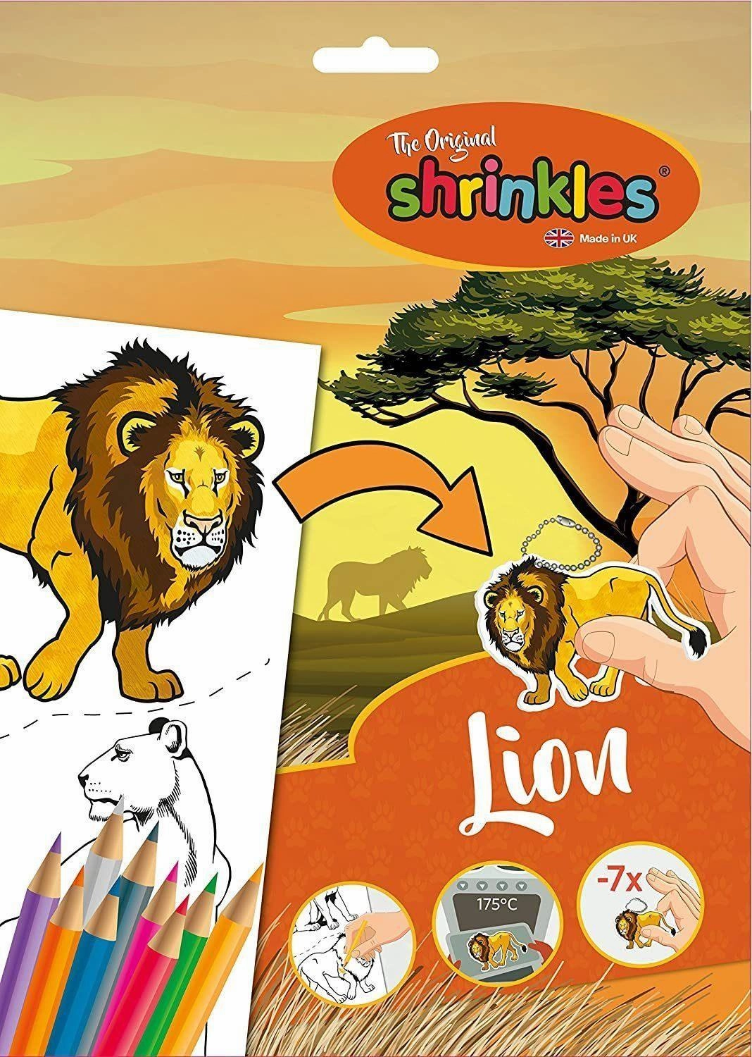 Shrinkles WZ064 Lion Craft Kit