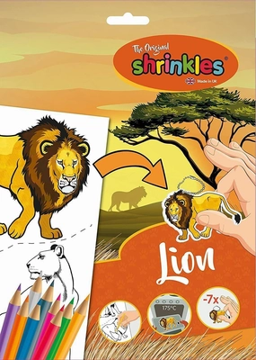 Shrinkles WZ064 Lion Craft Kit