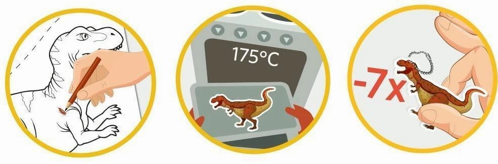 Shrinkles WZ082 Craft Kit Dinosaur T-Rex