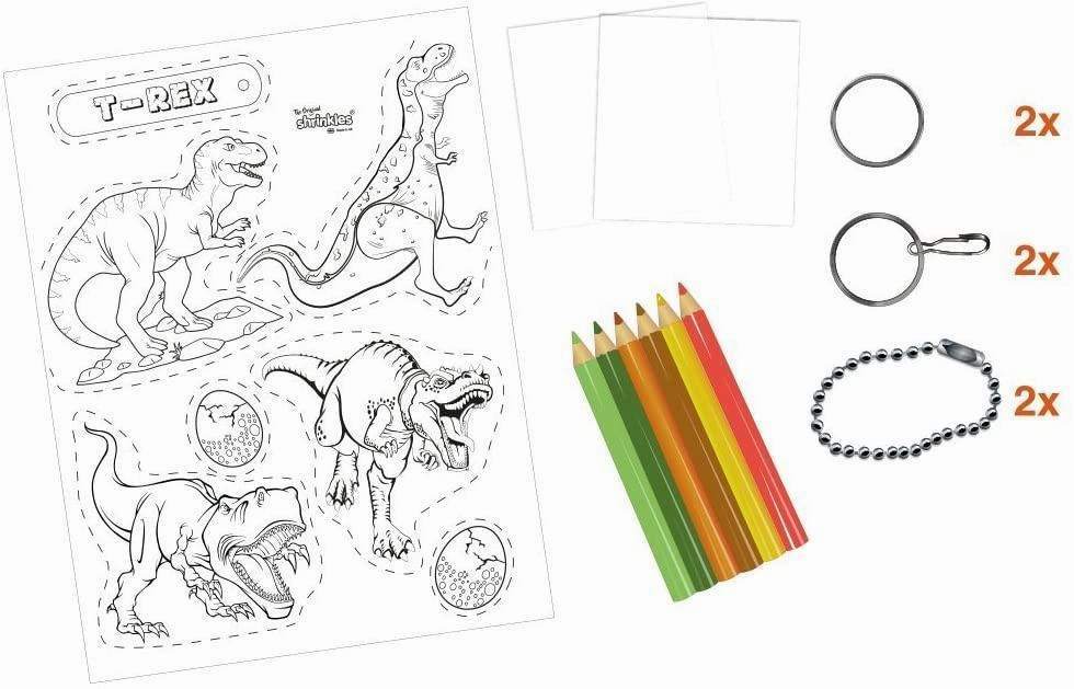 Shrinkles WZ082 Craft Kit Dinosaur T-Rex