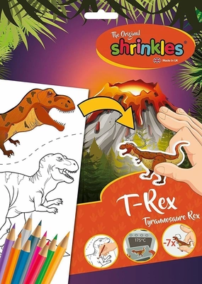 Shrinkles WZ082 Craft Kit Dinosaur T-Rex