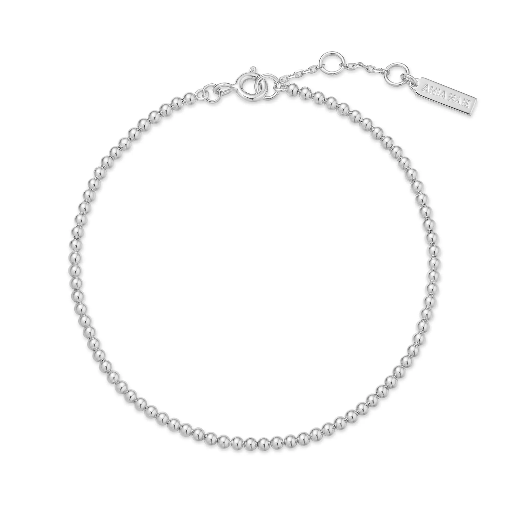 Silver Beaded Bracelet B063-03H Ania Haie Jewellery
