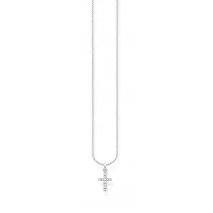 Silver Cross Short Necklace 38cm KE2069-051-14-L38v Thomas Sabo Necklaces