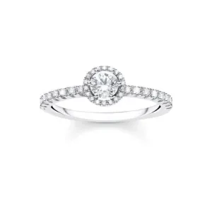 Silver Zirconia French Setting Stacking Ring TR2326-051-14 Thomas Sabo Rings