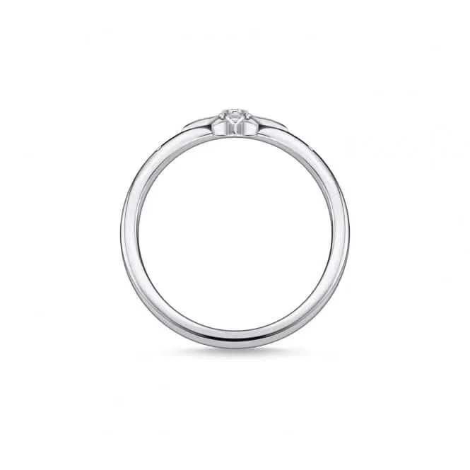 Silver Zirconia Star Ring TR2317-051-14 Thomas Sabo Rings