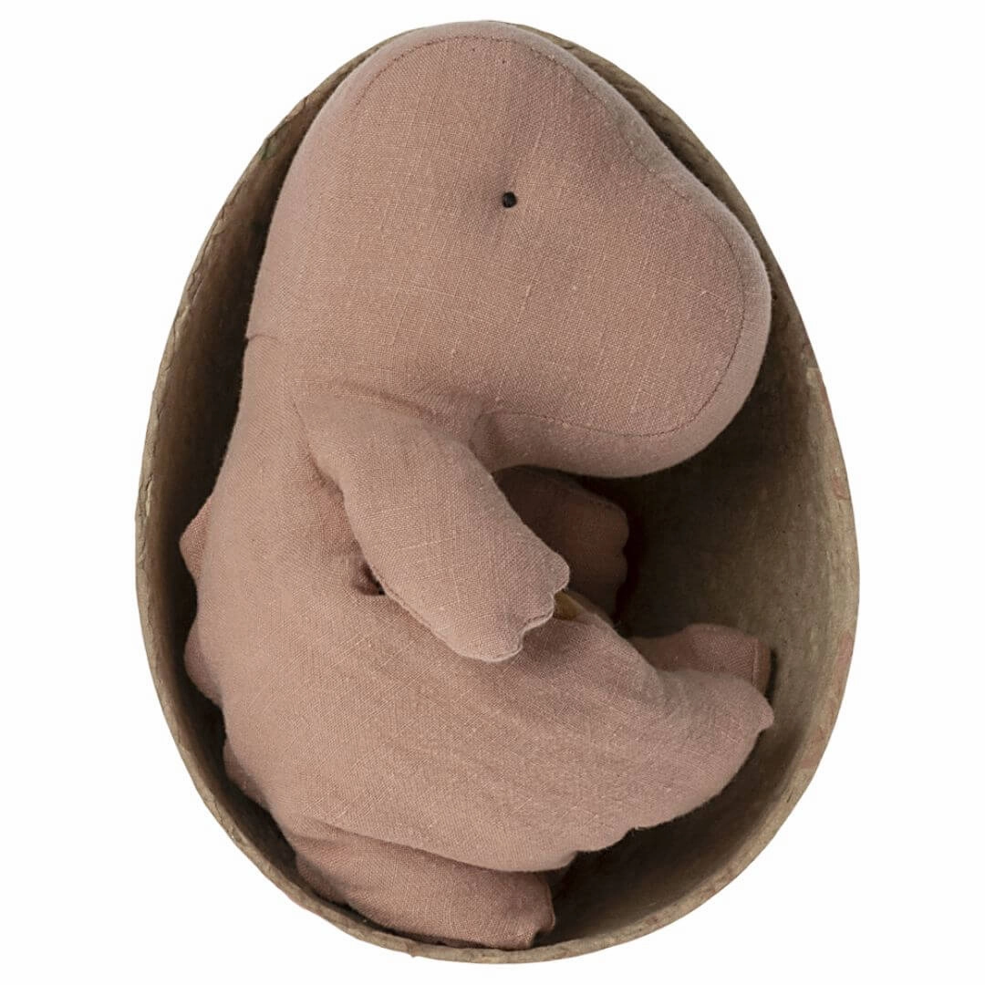 Small Gantosaurus in Egg - Old Rose