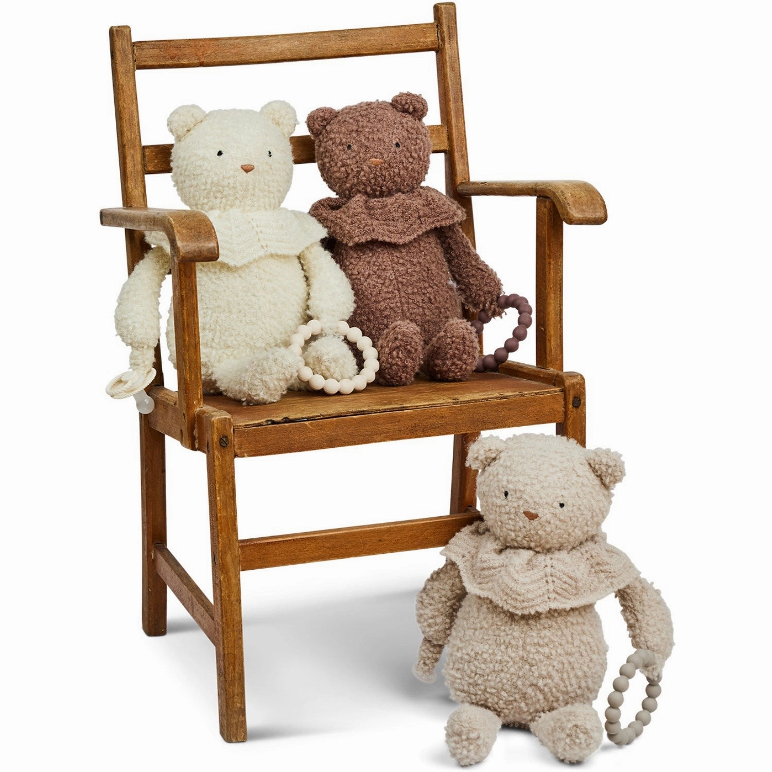 Smallstuff Nature Activity Bear Boucl Merino Wool