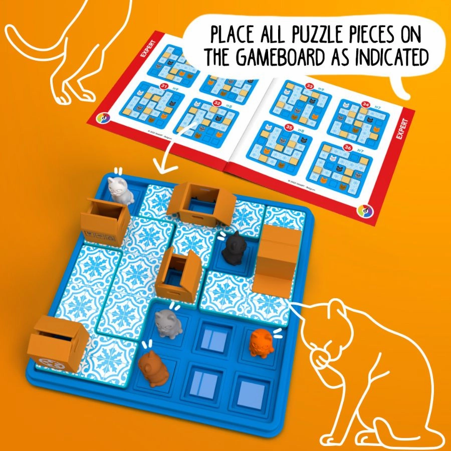 Smart Games - Cats and Boxes Puzzle Game