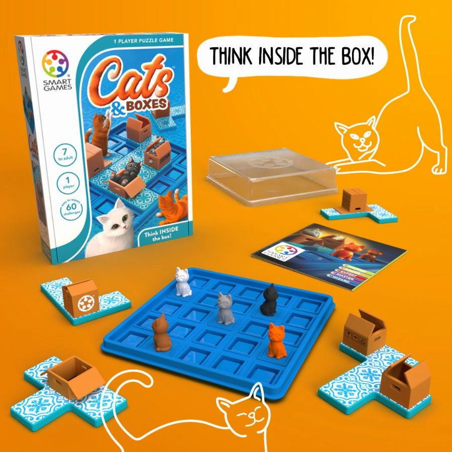 Smart Games - Cats and Boxes Puzzle Game