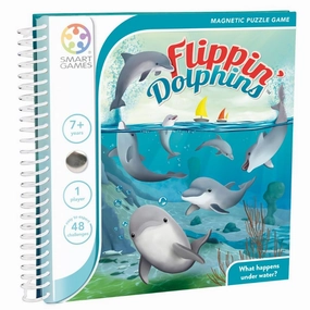 Smart Games - Flippin Dolphins Magnetic Travel Game