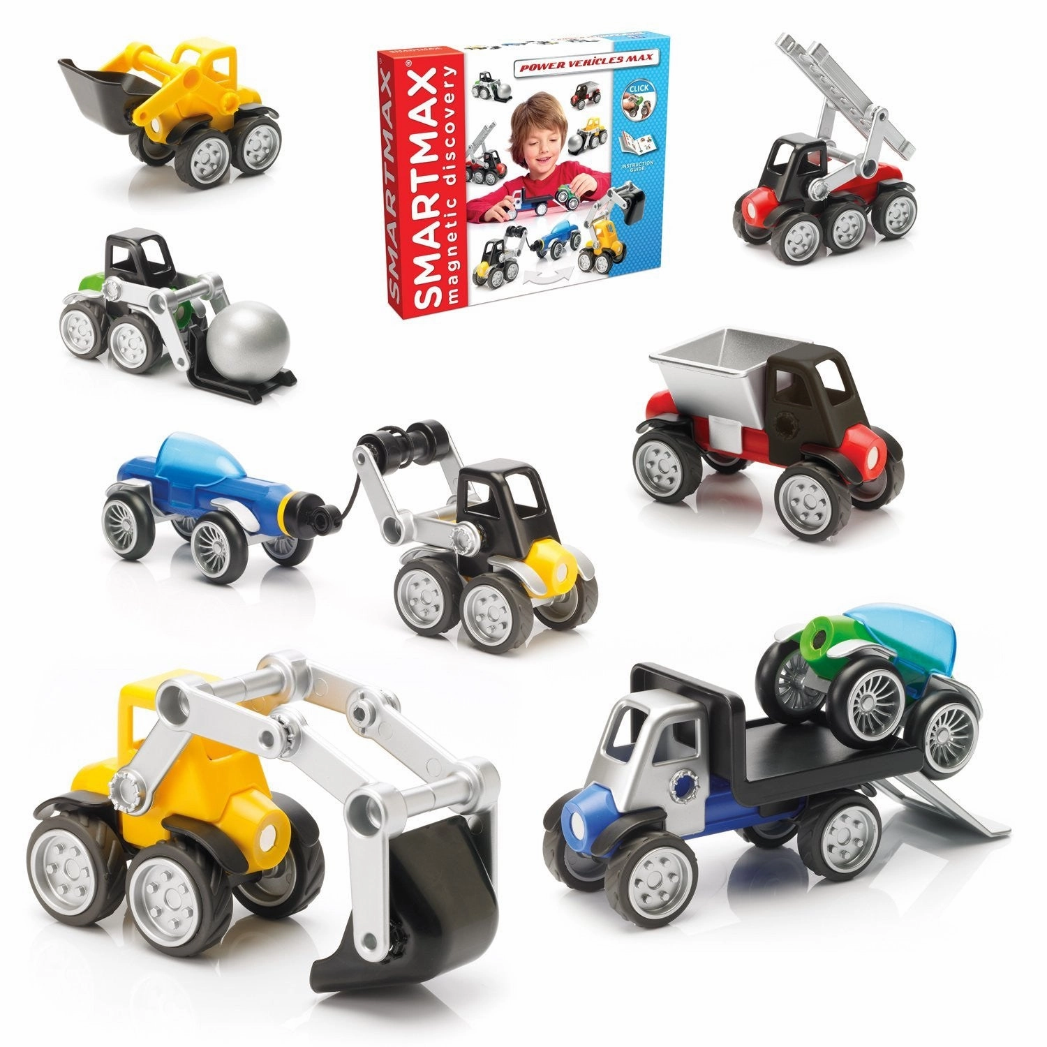 SmartMax Magnetic Discovery - Power Vehicles Mix