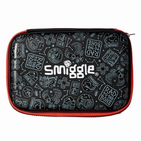 SMIGGLE 442885 Express Double Up Hardtop Pencil Case - Black