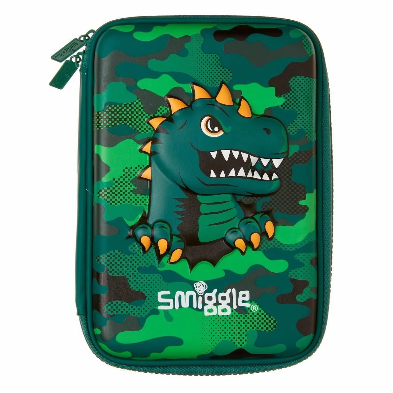 SMIGGLE Budz Character Hardtop Pencil Case Green