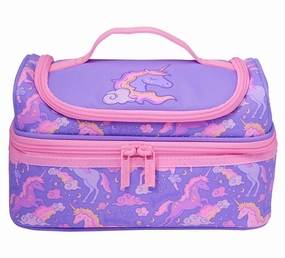 Smiggle Eclipse Double Decker Lunchbox- Lilac