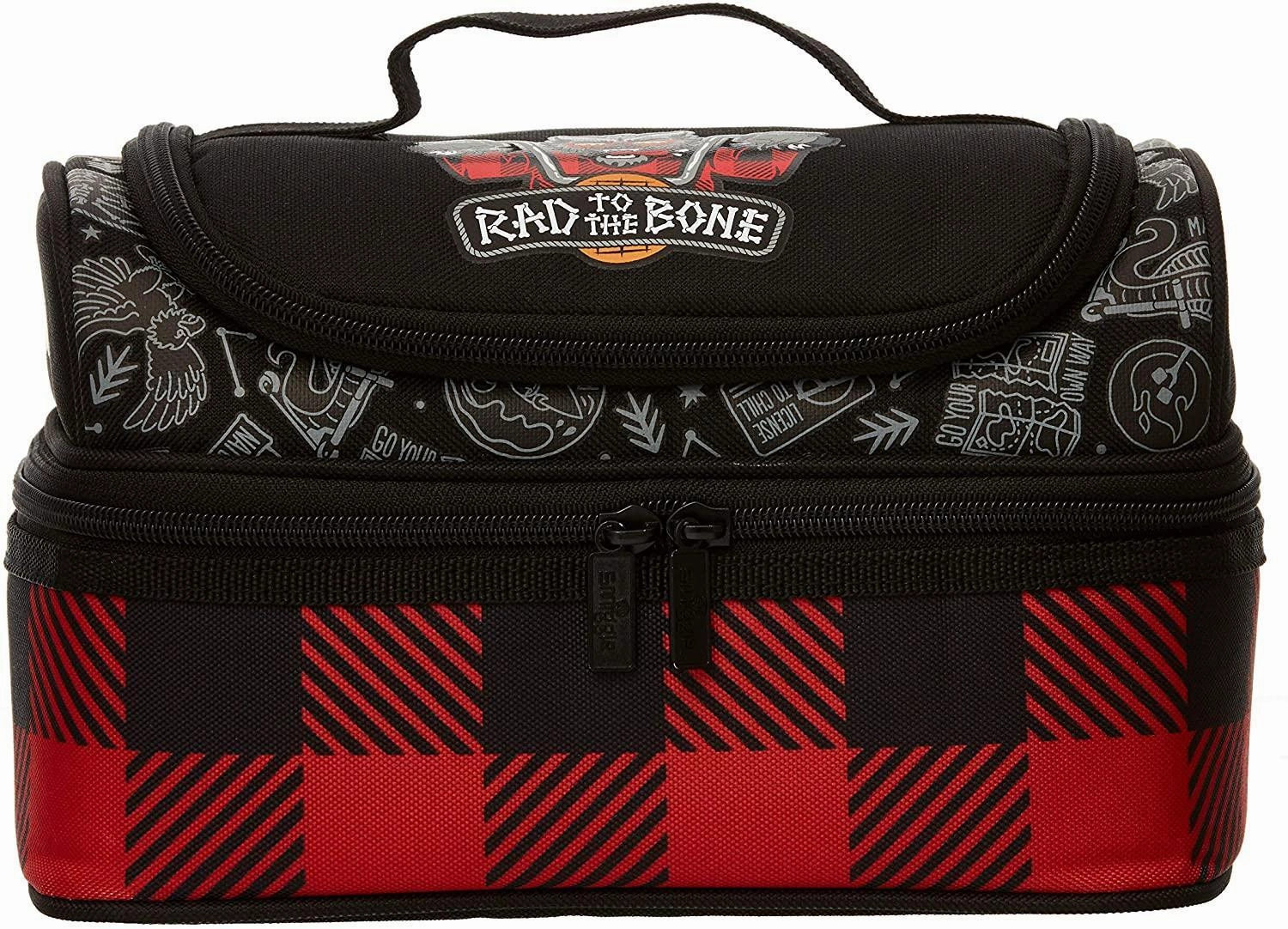 SMIGGLE Express Double Decker Lunchbox - Wolf Print