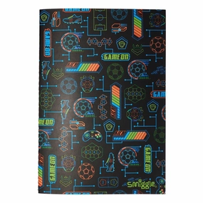 SMIGGLE Far Away A5 Notebook - Black