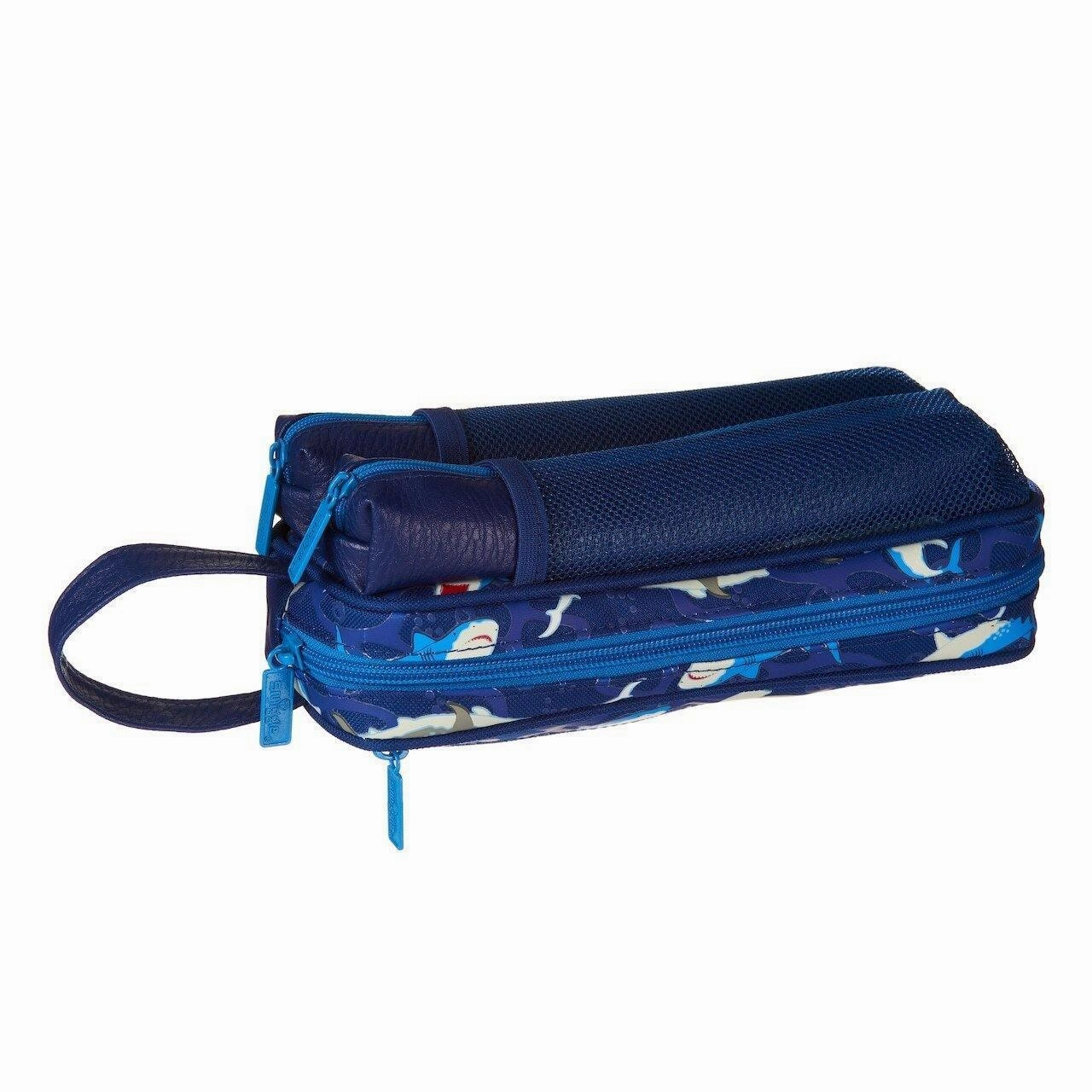SMIGGLE Flow 3 In 1 Pencil Case - Blue/White