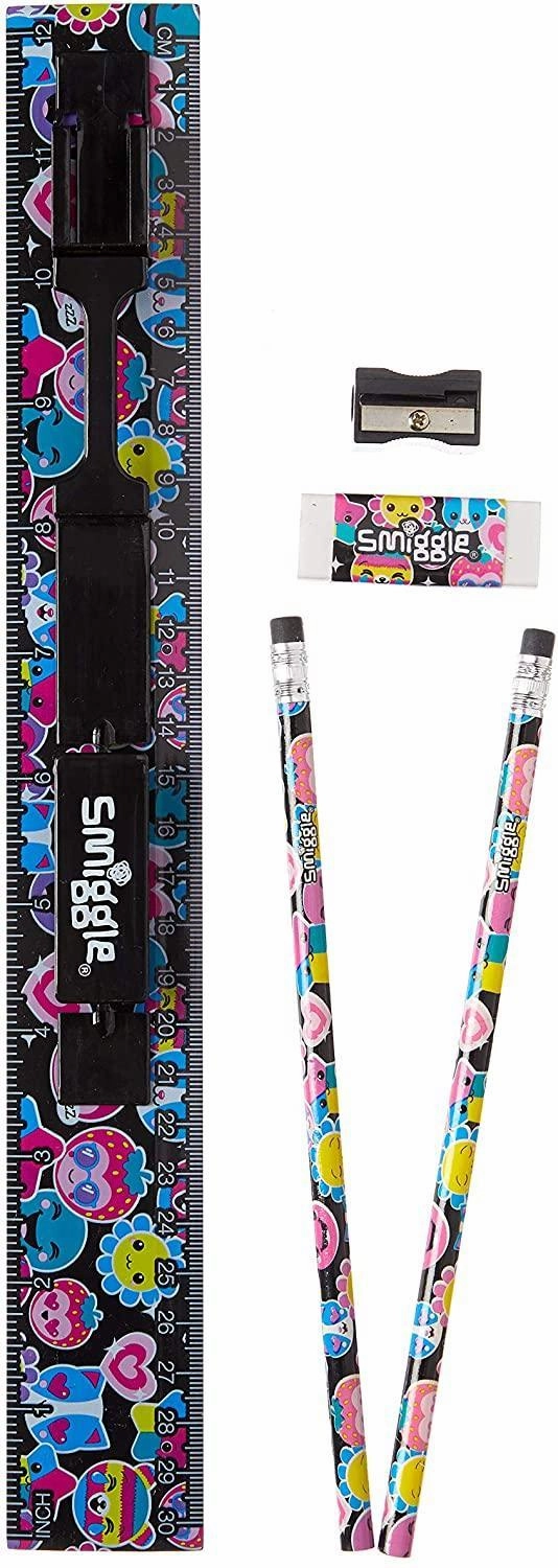 SMIGGLE Galaxy Ruler Combo Stationery Set - Assortment