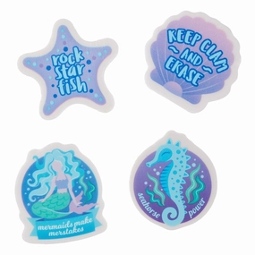 SMIGGLE Mermaid Scented Erasers Box 4 Pieces